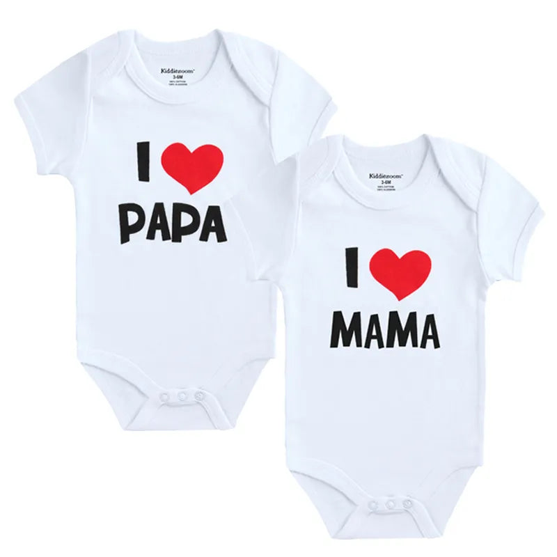 I love Mum and Dad 2PCS Newborn Romper