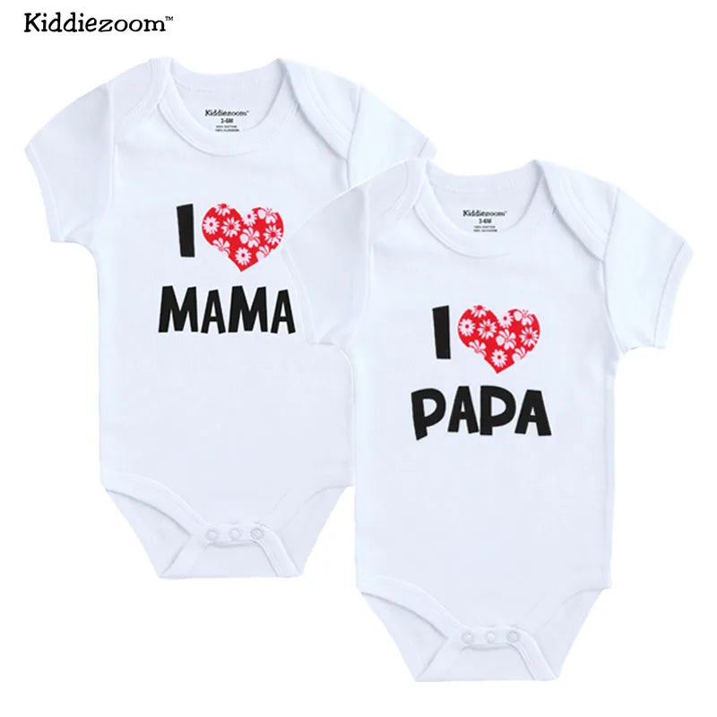 I love Mum and Dad 2PCS Newborn Romper