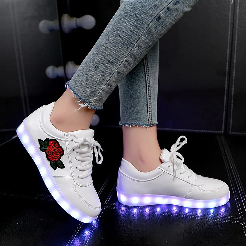 Sneakers with LED Sole