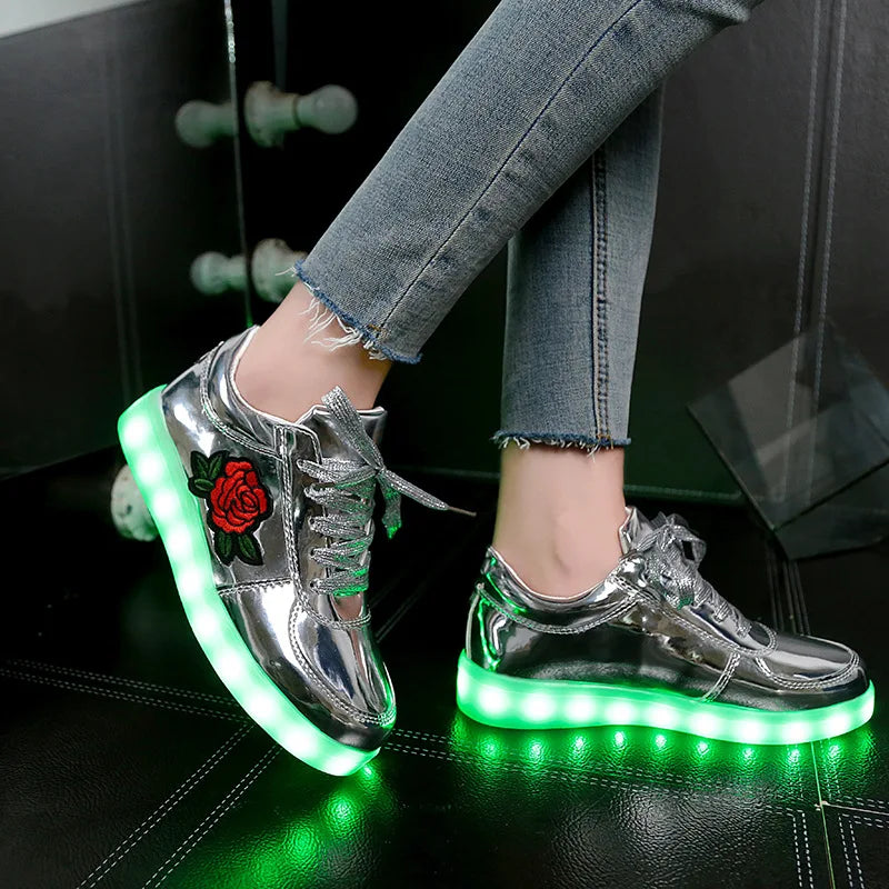 Sneakers with LED Sole