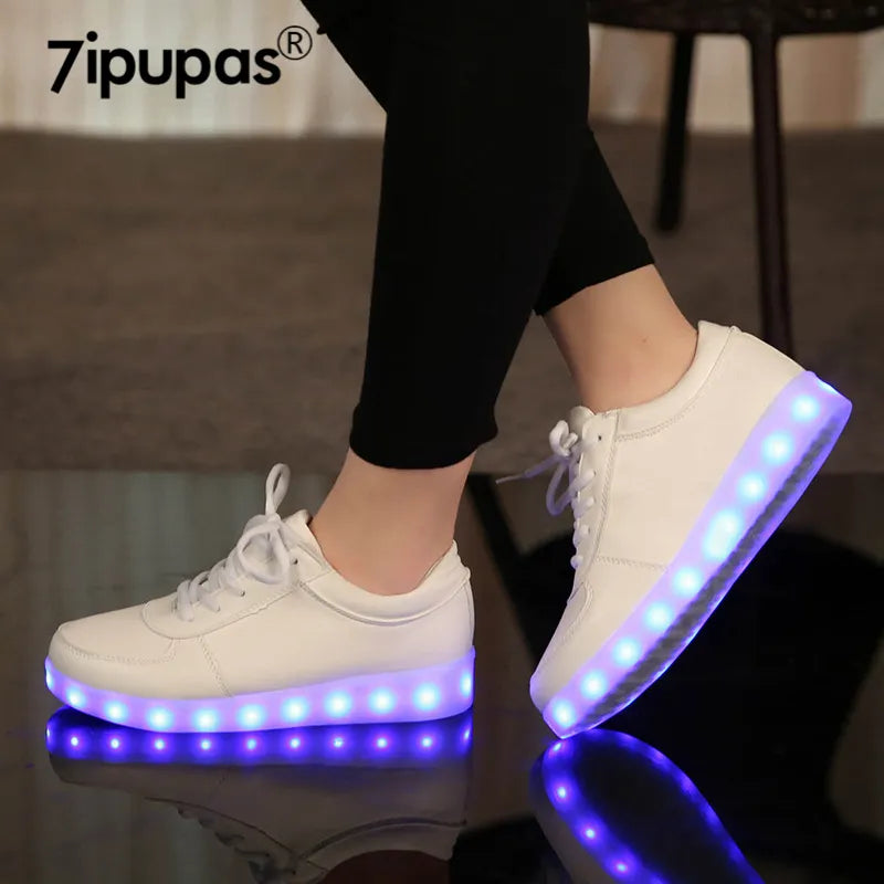 Sneakers with LED Sole