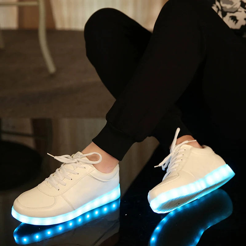 Sneakers with LED Sole