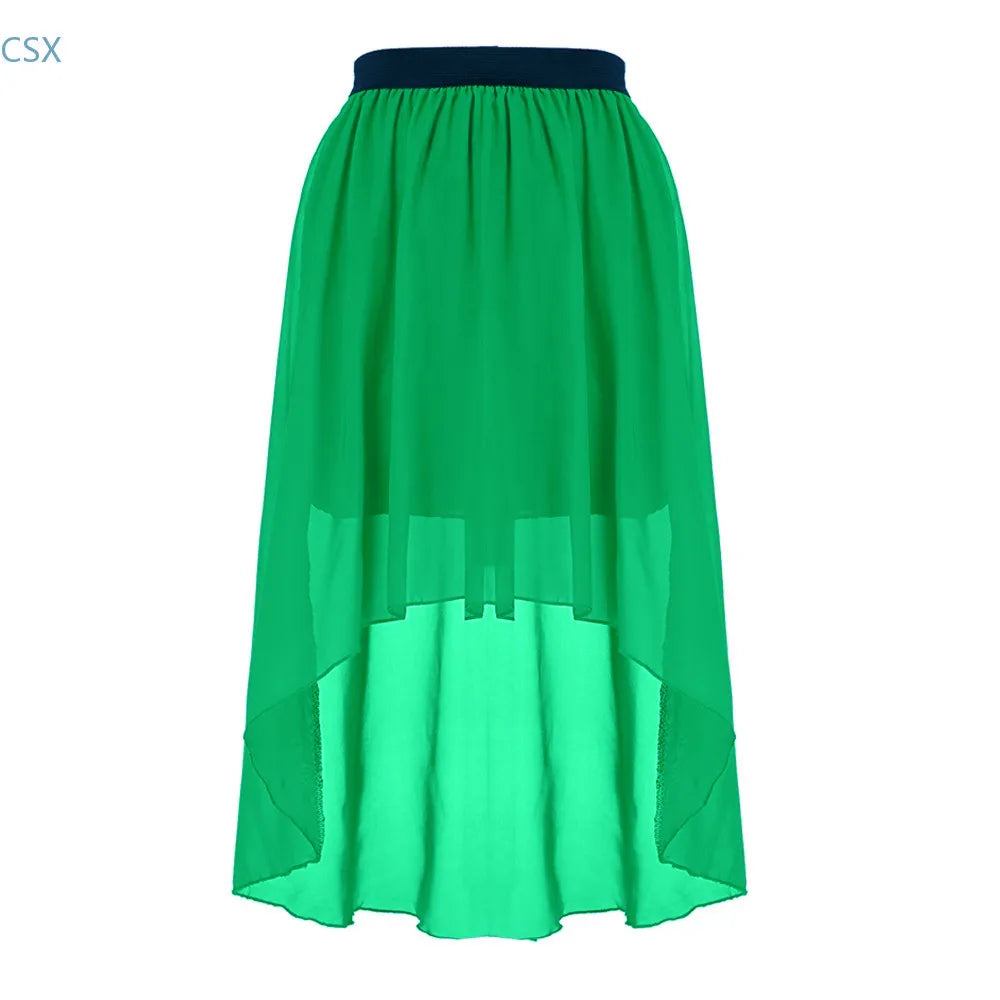 Pleated Maxi Bohemian Style Skirt