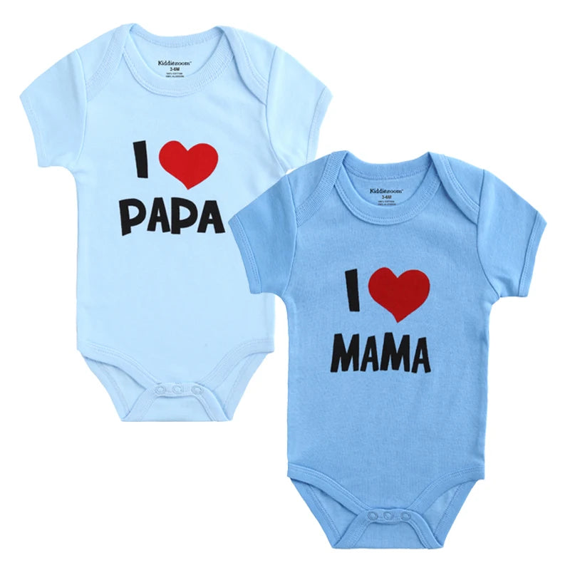 I love Mum and Dad 2PCS Newborn Romper