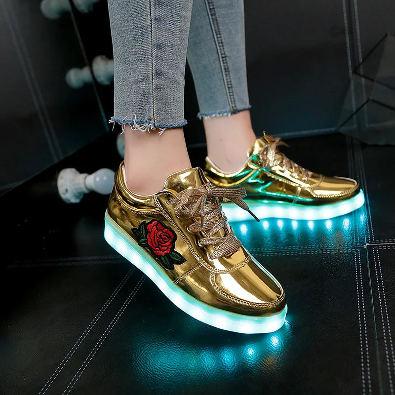 Sneakers with LED Sole