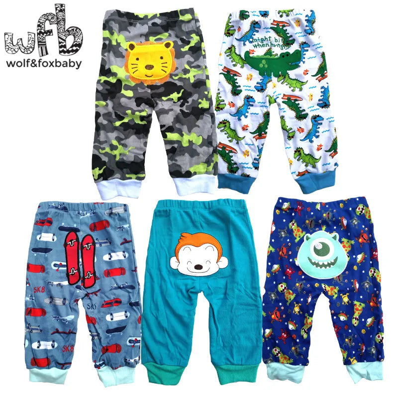 Cartoon 5pcs 0-2 years Trousers