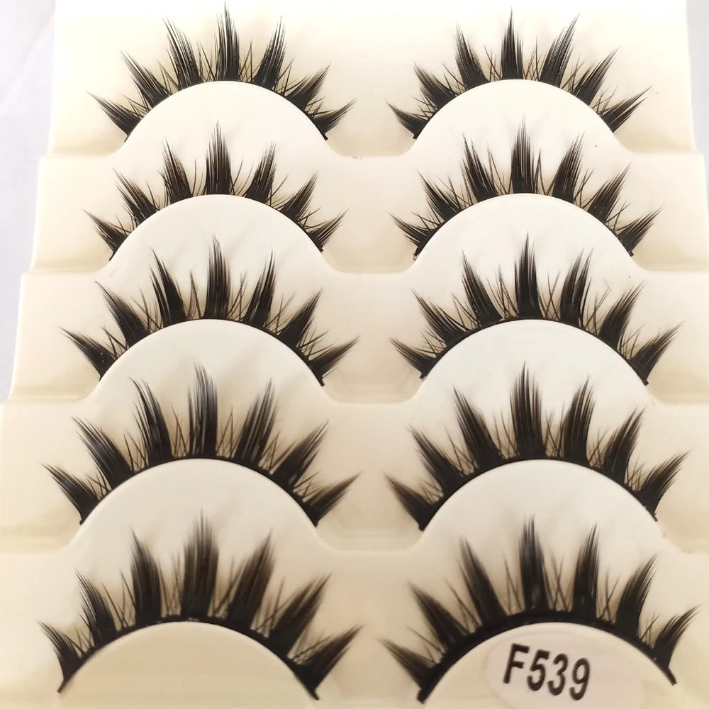 Natural Long Cross Strip Eyelashes