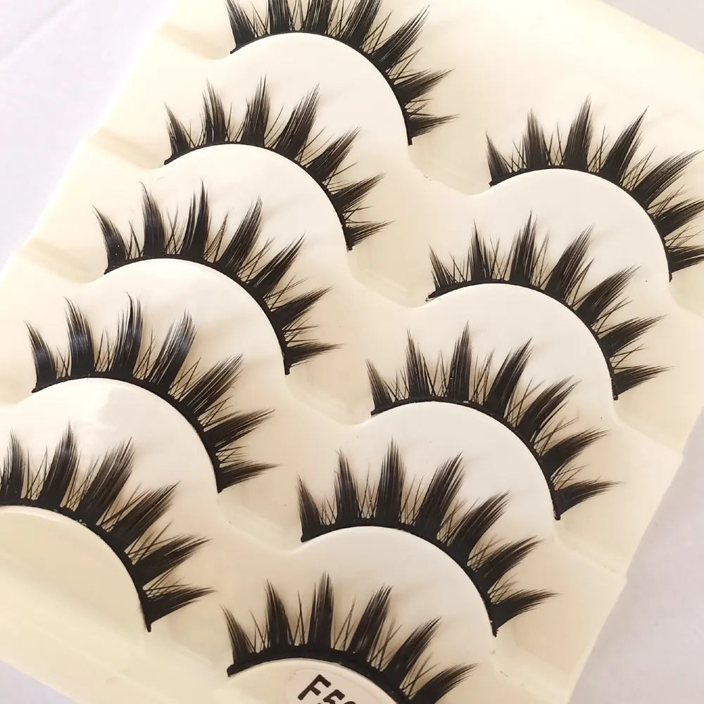 Natural Long Cross Strip Eyelashes