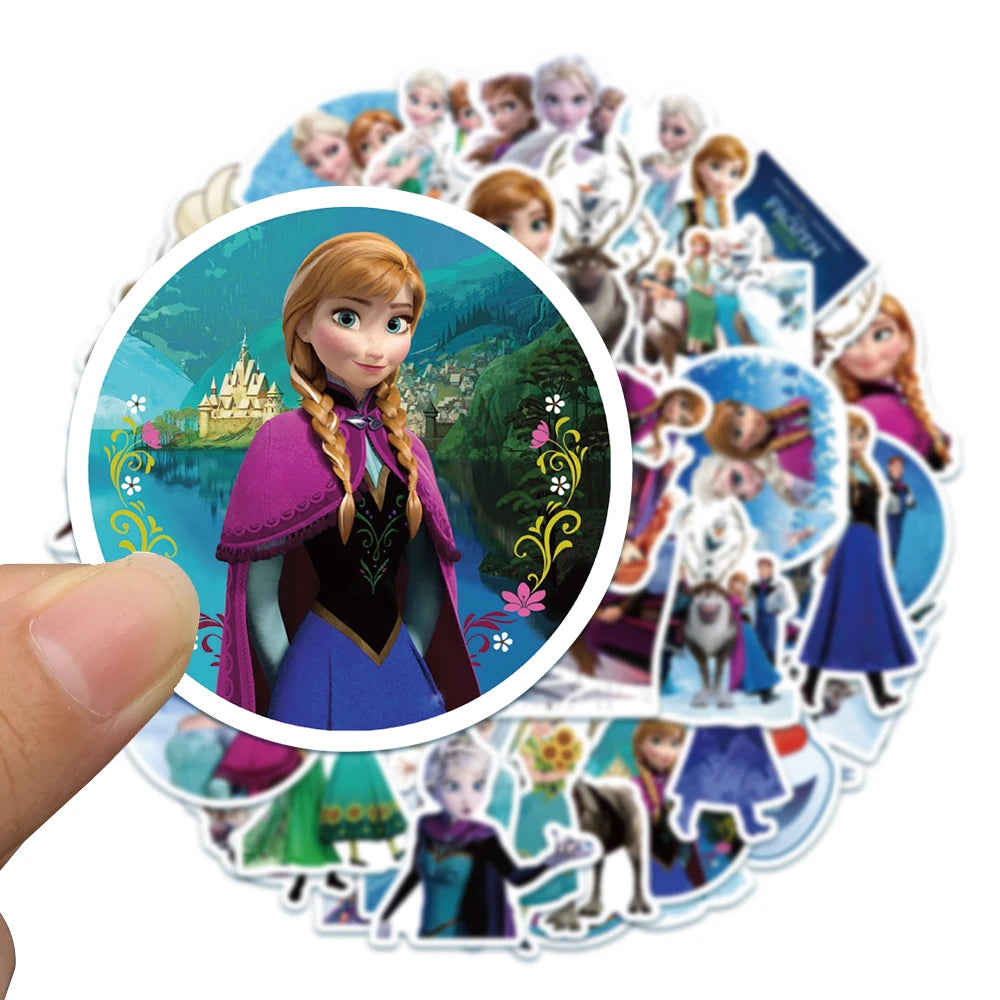 Frozen Cartoon Sticker for Skateboard Laptop Luggage