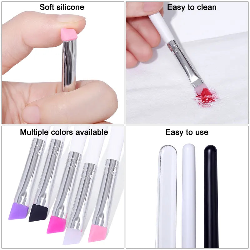 Silicone Brush Eyelashes Separating Tool