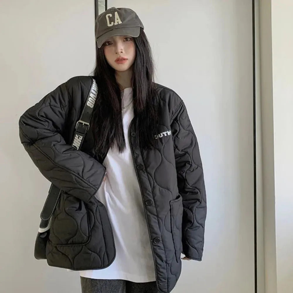 Winter Parka Zip Up Jacket