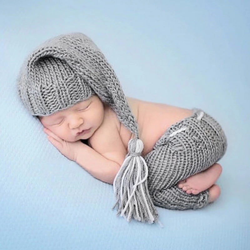 Newborn Crochet Knit Costume