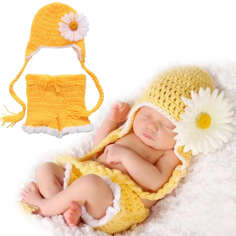 Newborn Crochet Knit Costume