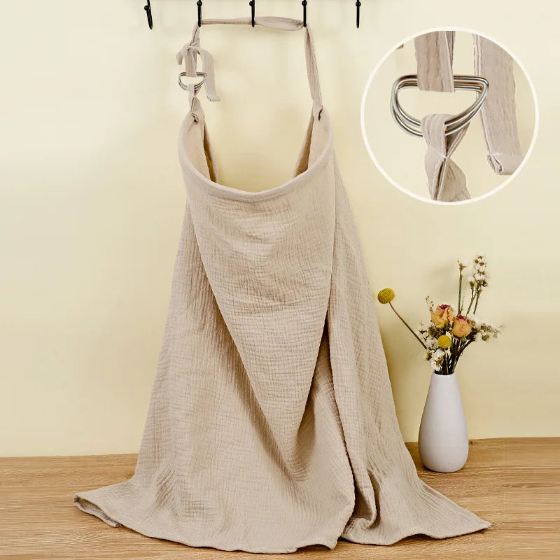 Breathable Cover Up Adjustable Privacy Apron Outdoors Nursing Cloth