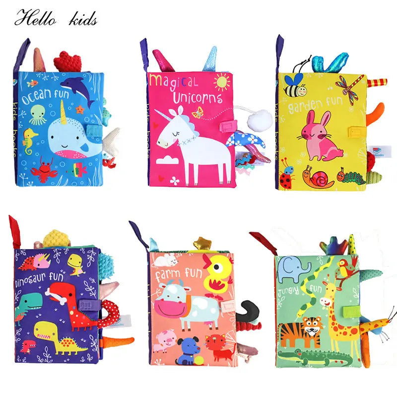 Kids Early Learning Tail Cloth Book