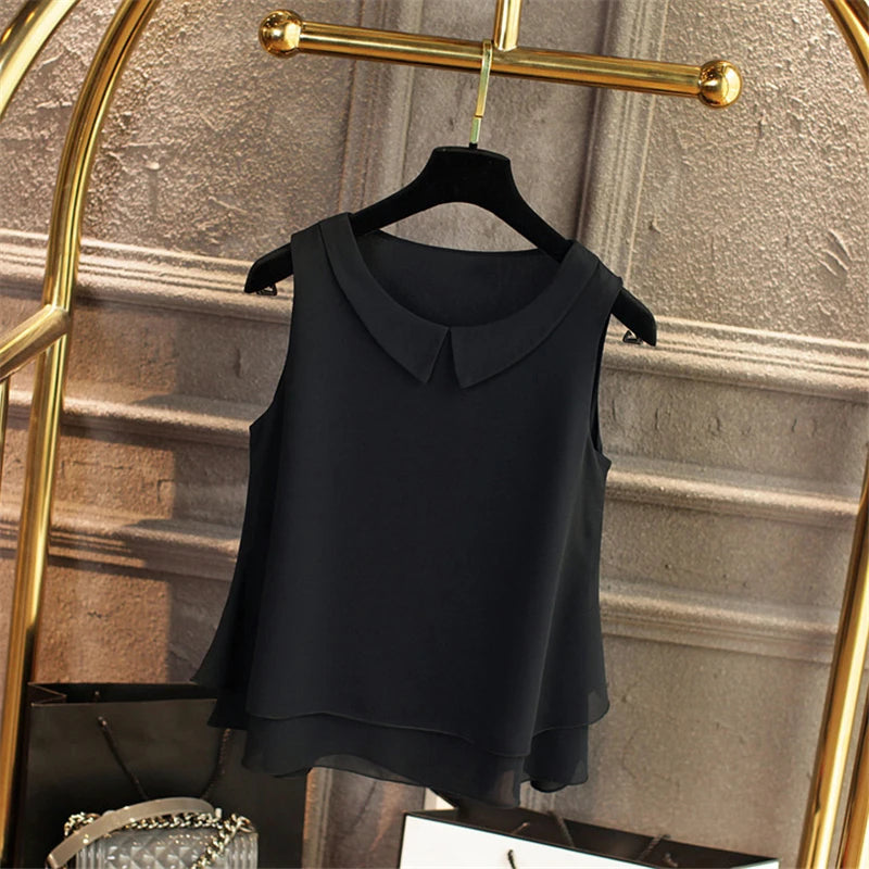 Sleeveless Round Neck Shirt