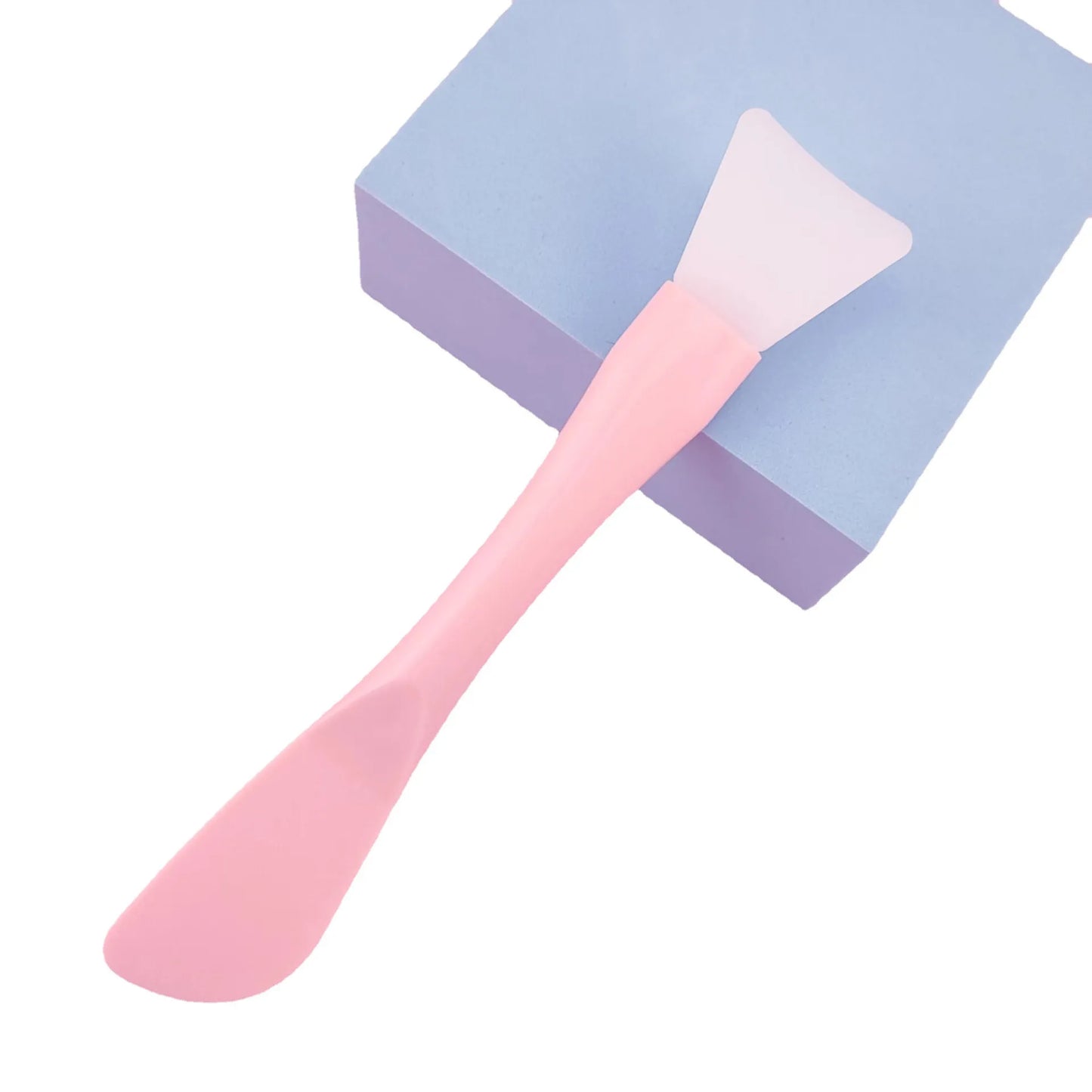 Silicone Facial Mask Brush Soft Head with Scraper