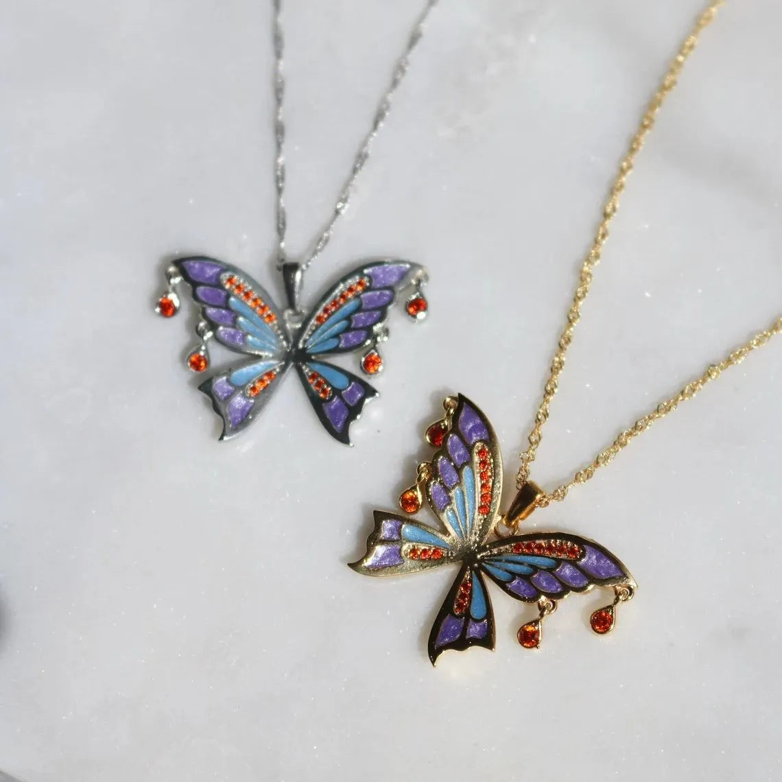 Colorful Butterfly Pendant