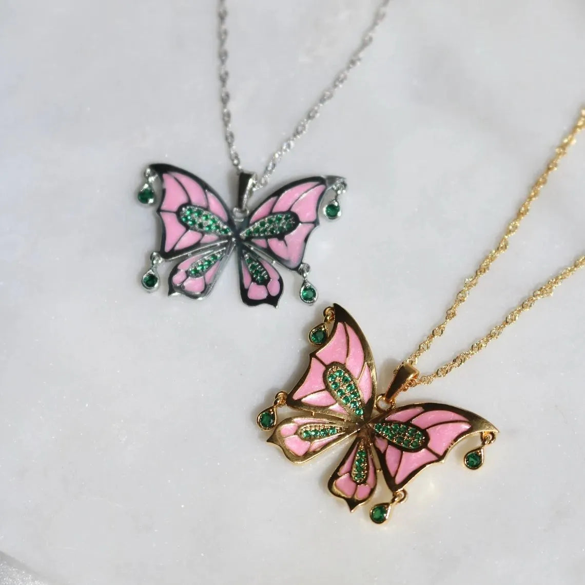 Colorful Butterfly Pendant