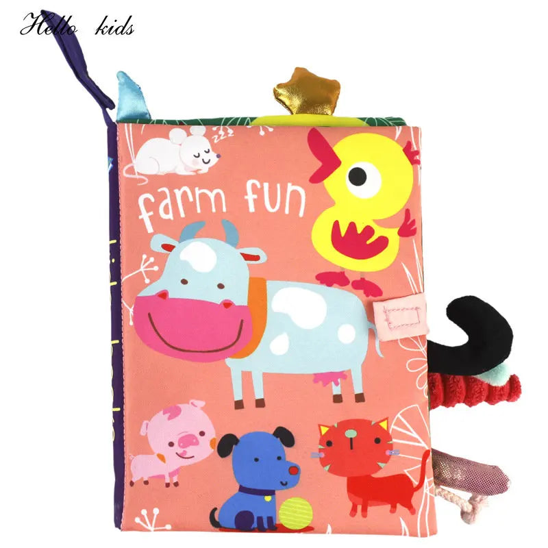 Kids Early Learning Tail Cloth Book