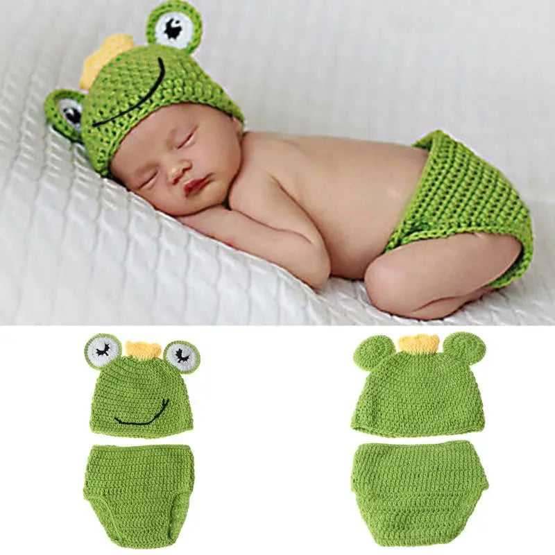 Newborn Crochet Knit Costume