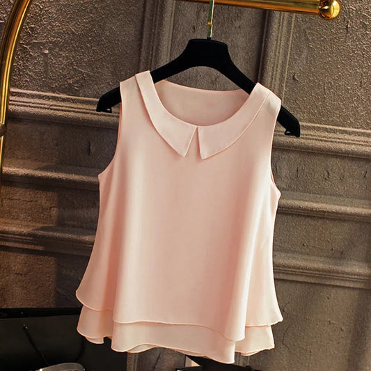 Sleeveless Round Neck Shirt