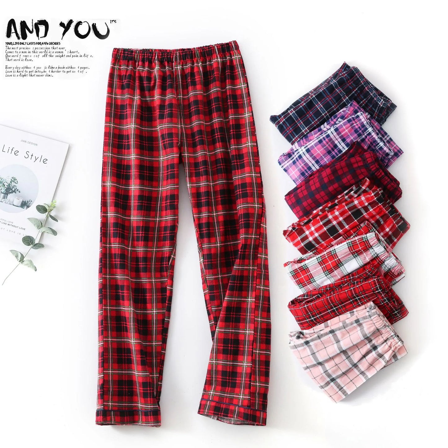 Multi Colors Sleepwear Trousers