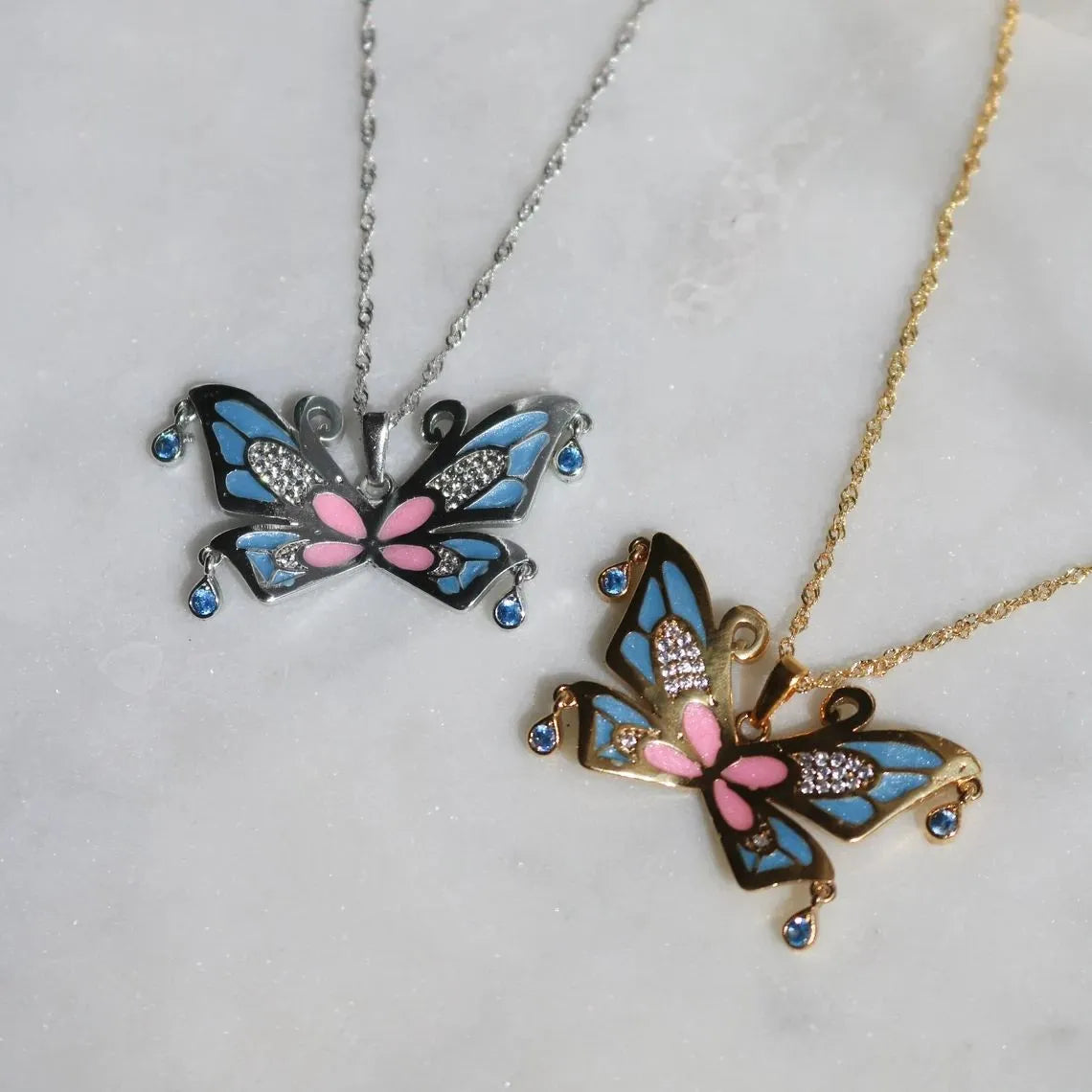 Colorful Butterfly Pendant