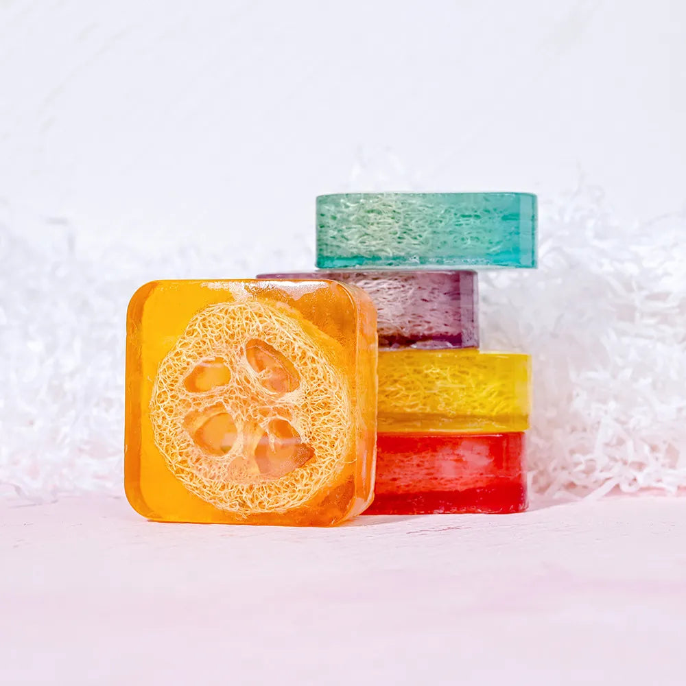 Kojic Acid Soap with Loofah Lemon