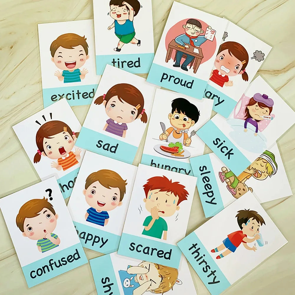 English Flash Cards Educational Learning Toys for Children