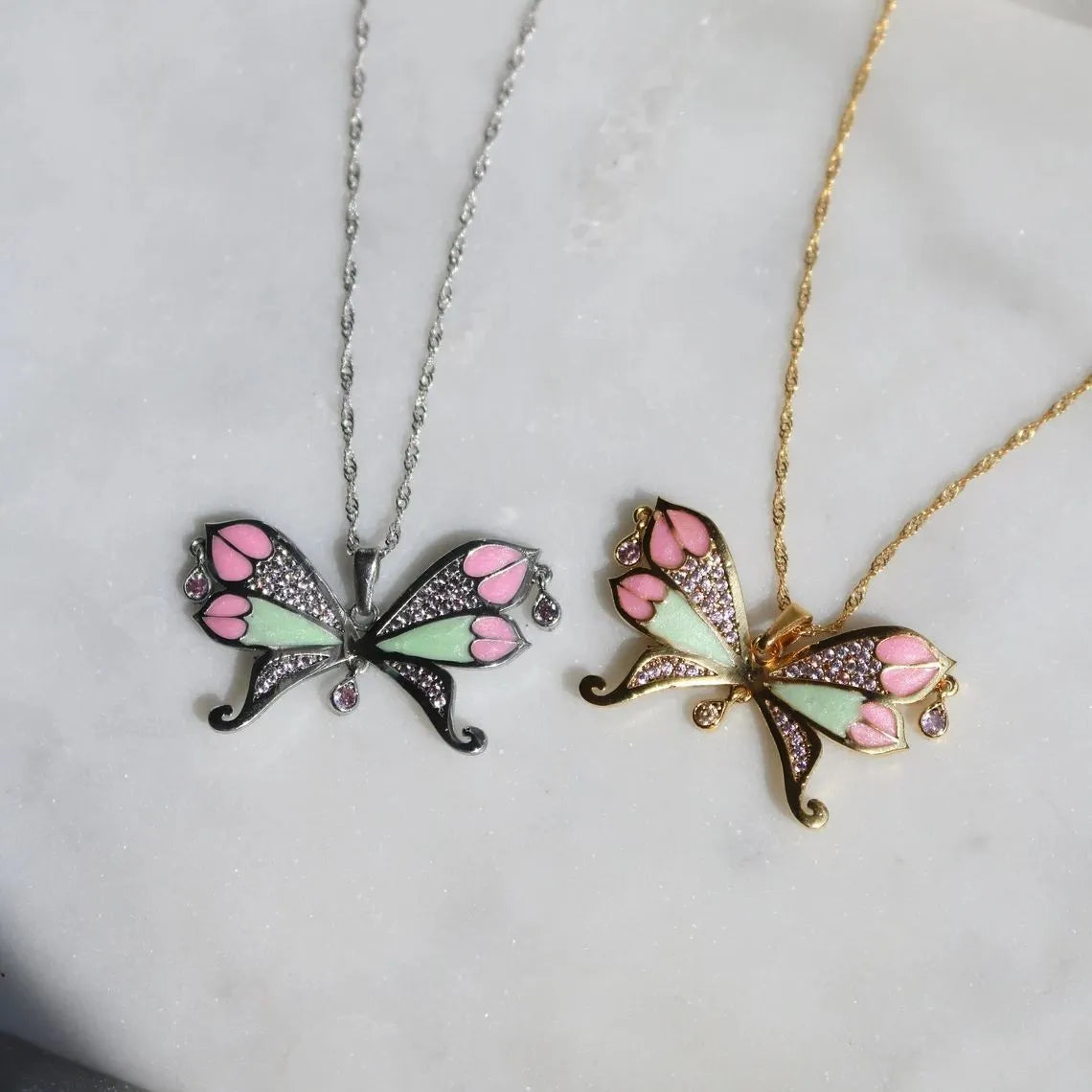 Colorful Butterfly Pendant