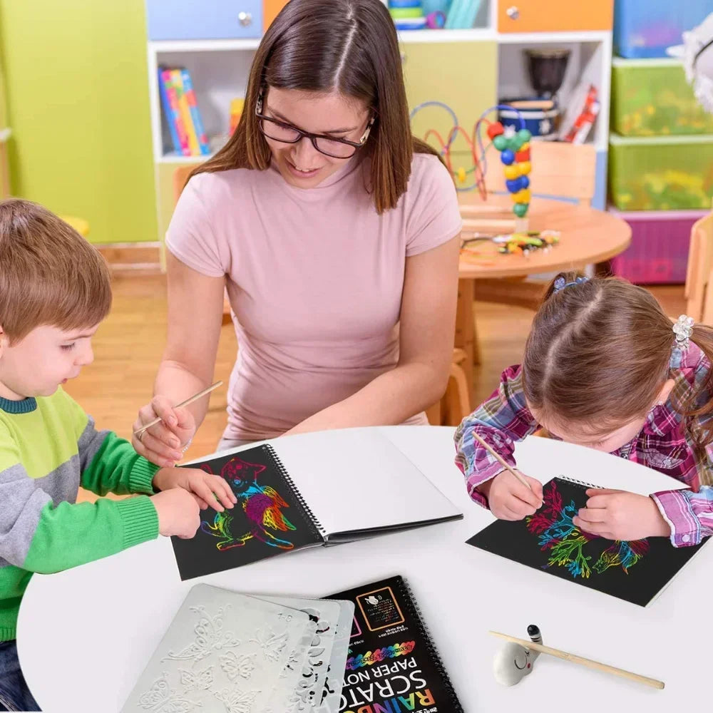 Rainbow Magic Scratch Off Coloring Set